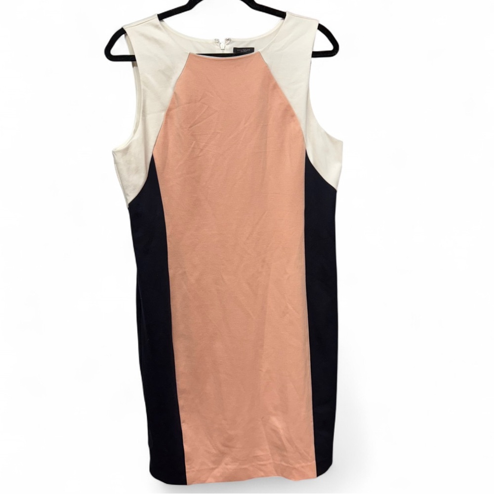 Ann Taylor Factory Colorblock Sheath Dress, Size 12 - Picture 3 of 10